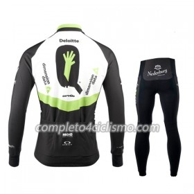 Completo Maglia Ciclismo + Calzamaglia 2017 Dimension Data Bambino N001